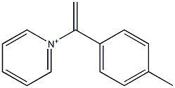 1-[1-(p-Tolyl)ethenyl]pyridinium Structure