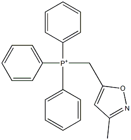 [(3-Methyl-5-isoxazolyl)methyl]triphenylphosphonium 구조식 이미지