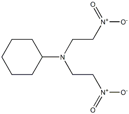 2-Nitro-N-(2-nitroethyl)-N-cyclohexylethanamine Structure