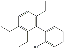 2-(2,3,6-Triethylphenyl)phenol Structure