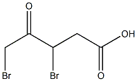 3,5-Dibromo-4-oxopentanoic acid 구조식 이미지