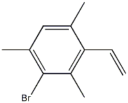 4-Bromo-2-ethenyl-1,3,5-trimethylbenzene 구조식 이미지
