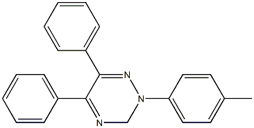 5,6-Diphenyl-2-(p-methylphenyl)-2,3-dihydro-1,2,4-triazine 구조식 이미지