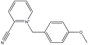 1-(4-Methoxybenzyl)-2-cyanopyridinium 구조식 이미지