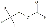 Fluoridocarbonic acid 2,2,2-trifluoroethyl ester Structure