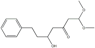 5-Hydroxy-1,1-dimethoxy-7-phenyl-3-heptanone Structure