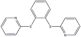 2,2'-[1,2-Phenylenebis(thio)]bispyridine Structure