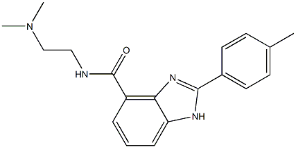 2-(4-Methylphenyl)-N-[2-(dimethylamino)ethyl]-1H-benzimidazole-4-carboxamide Structure