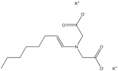 (1-Octenyl)iminodiacetic acid dipotassium salt 구조식 이미지