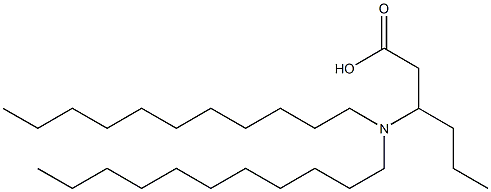 3-(Diundecylamino)hexanoic acid Structure