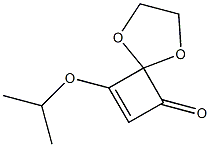 8-Isopropyloxy-1,4-dioxaspiro[4.3]oct-7-en-6-one Structure