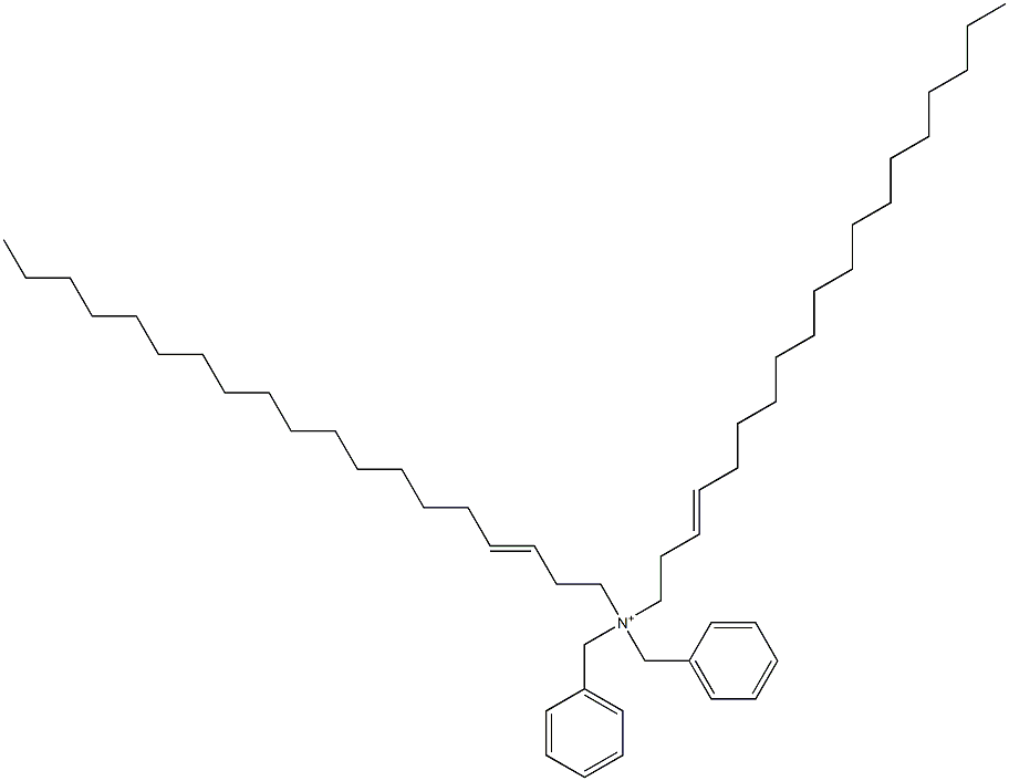 Di(3-nonadecenyl)dibenzylaminium Structure