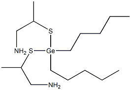 2,2'-[(Dipentylgermylene)bisthio]bis(propan-1-amine) Structure