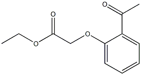 2-(2-Acetylphenoxy)acetic acid ethyl ester 구조식 이미지