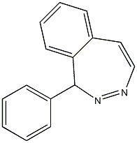 1-Phenyl-1H-2,3-benzodiazepine 구조식 이미지