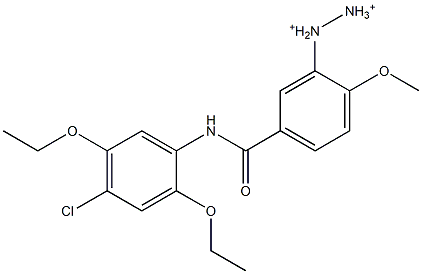 4-Methoxy-2',5'-diethoxy-4'-chloro-3-diazoniobenzanilide Structure