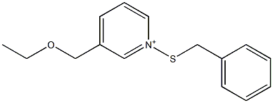 3-(Ethoxymethyl)-1-(benzylthio)pyridinium 구조식 이미지