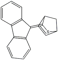 3-(9H-Fluoren-9-ylidene)-2-thiabicyclo[2.2.1]hept-5-ene 구조식 이미지