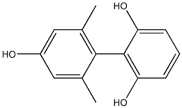 2',6'-Dimethyl-1,1'-biphenyl-2,4',6-triol Structure
