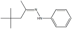 4,4-Dimethyl-2-pentanone phenyl hydrazone Structure