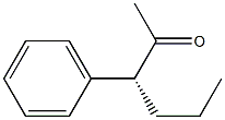 [R,(-)]-3-Phenyl-2-hexanone Structure