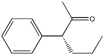 [R,(-)]-3-Phenyl-2-hexanone 구조식 이미지