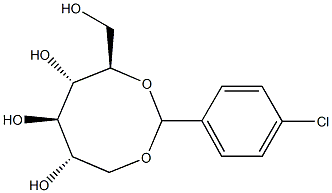 1-O,5-O-(4-Chlorobenzylidene)-D-glucitol Structure