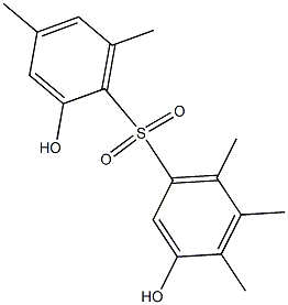 2',3-Dihydroxy-4,4',5,6,6'-pentamethyl[sulfonylbisbenzene] Structure