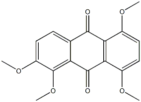 1,2,5,8-Tetramethoxy-9,10-anthraquinone Structure