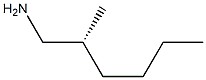 [R,(+)]-2-Methylhexylamine 구조식 이미지