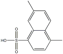 4,7-Dimethyl-1-naphthalenesulfonic acid 구조식 이미지