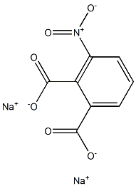 3-Nitrophthalic acid disodium salt Structure