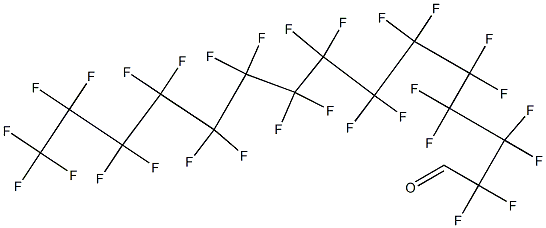 2,2,3,3,4,4,5,5,6,6,7,7,8,8,9,9,10,10,11,11,12,12,13,13,14,14,15,15,15-Nonacosafluoropentadecanal Structure