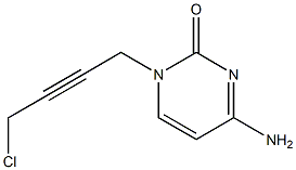 1-(4-Chloro-2-butynyl)cytosine Structure