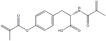 N,O-Dimethacryloyl-L-tyrosine Structure