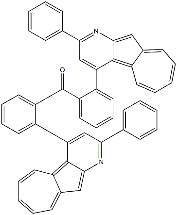 (2-Phenylazuleno[2,1-b]pyridin-4-yl)phenyl ketone 구조식 이미지