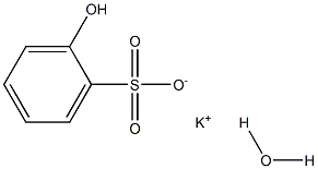 Potassium phenolsulfonate hydrate 구조식 이미지