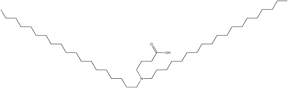 4-(Dinonadecylamino)butyric acid 구조식 이미지