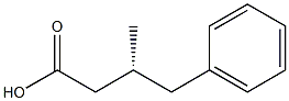 [R,(+)]-3-Methyl-4-phenylbutyric acid 구조식 이미지