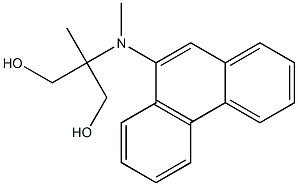 2-[(Phenanthren-9-yl)methylamino]-2-methyl-1,3-propanediol 구조식 이미지