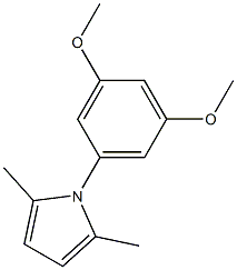 1-(3,5-Dimethoxyphenyl)-2,5-dimethyl-1H-pyrrole 구조식 이미지