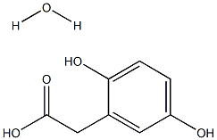 Homogentisinic acid monohydrate 구조식 이미지