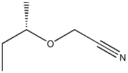 [S,(+)]-sec-Butyloxyacetonitrile Structure