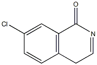 7-Chloroisoquinolin-1(4H)-one 구조식 이미지