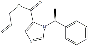 1-[(S)-1-Phenylethyl]-1H-imidazole-5-carboxylic acid allyl ester Structure