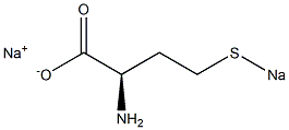 (R)-2-Amino-4-(sodiothio)butanoic acid sodium salt 구조식 이미지