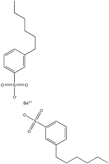 Bis(3-hexylbenzenesulfonic acid)barium salt 구조식 이미지