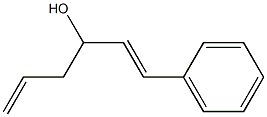 (5E)-6-Phenyl-1,5-hexadiene-4-ol 구조식 이미지