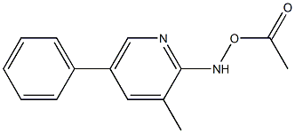 2-Acetoxyamino-3-methyl-5-phenylpyridine Structure