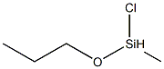 Chloro(propoxy)(methyl)silane Structure